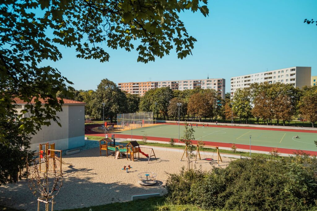 Sports area at Agátka. PHOTO: Lukáš Patrik/Matej Cagala