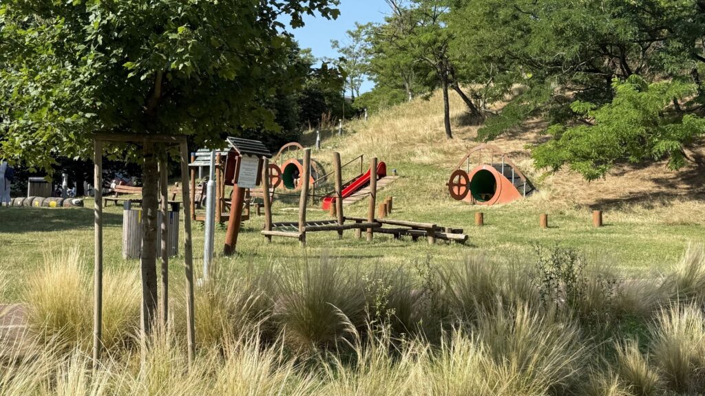 Children's playground at Agátka. PHOTO: Ivana Štigová Kučírková