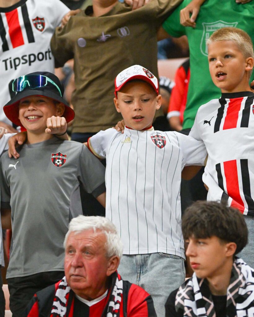 Children enjoying an FC Spartak Trnava match. PHOTO: FC Spartak Trnava